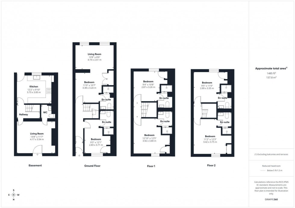 Floorplan for Redcliffe Parade East, Redcliffe, Bristol