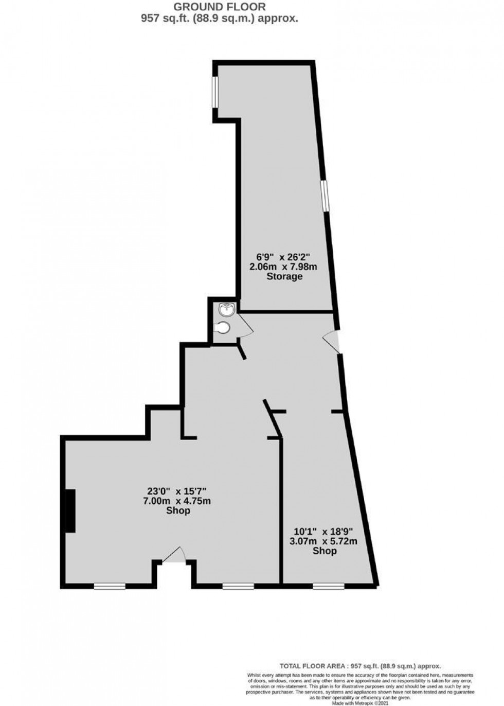 Floorplan for Staple Hill Road, Bristol