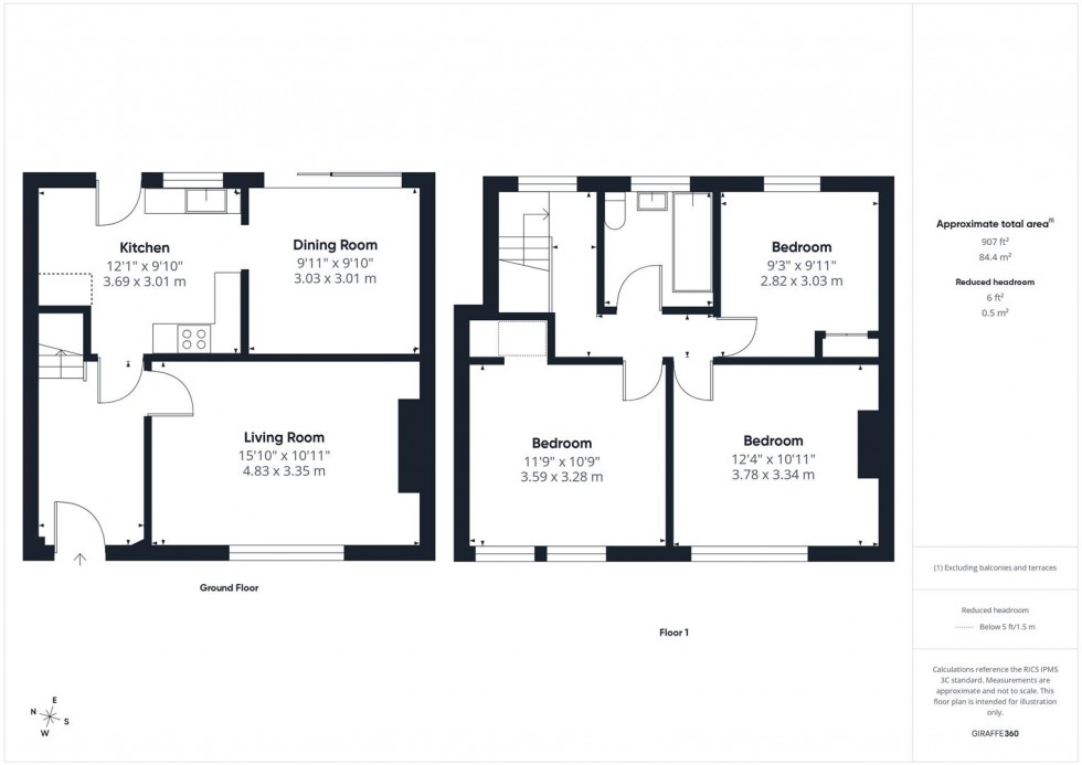Floorplan for Kennion Road, St George, Bristol