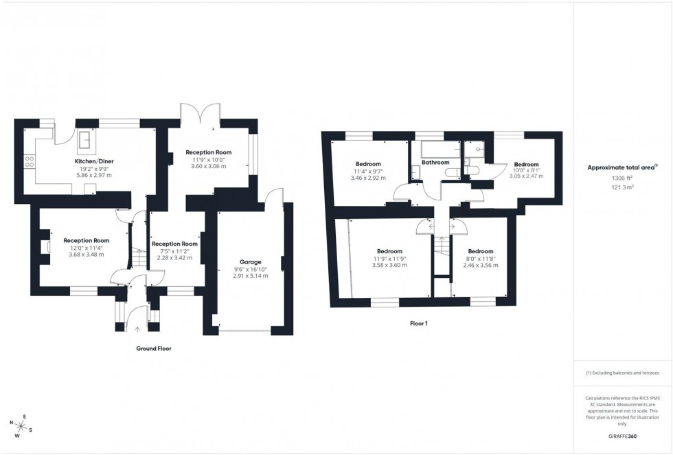 Floorplan for Nags Head Hill, St George, Bristol